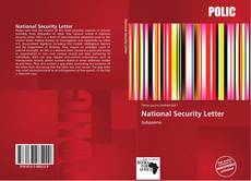 Copertina di National Security Letter