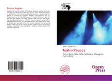 Portada del libro de Teatro Yagüez