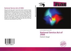 Capa do livro de National Service Act of 2006 