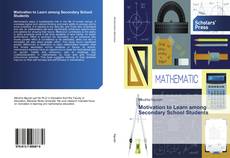 Capa do livro de Motivation to Learn among Secondary School Students 