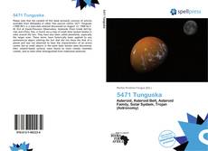 5471 Tunguska kitap kapağı