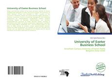 University of Exeter Business School kitap kapağı