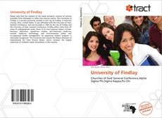 Copertina di University of Findlay