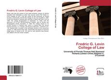 Capa do livro de Fredric G. Levin College of Law 