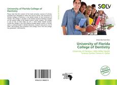 University of Florida College of Dentistry kitap kapağı
