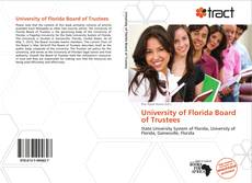 Bookcover of University of Florida Board of Trustees