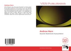 Portada del libro de Andrew Horn