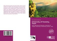 Capa do livro de University of Forestry, Yezin 