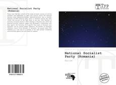 National Socialist Party (Romania) kitap kapağı
