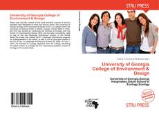 Buchcover von University of Georgia College of Environment & Design
