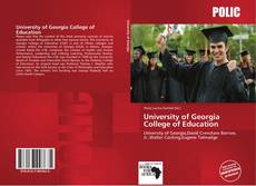 University of Georgia College of Education kitap kapağı