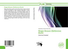 Buchcover von Roger Brown (Defensive Back)