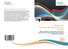 Copertina di Histoire de l'État Civil en France