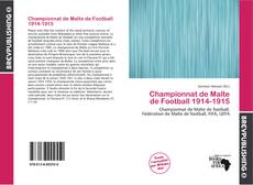 Buchcover von Championnat de Malte de Football 1914-1915