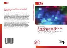 Capa do livro de Championnat de Malte de Football 1916-1917 