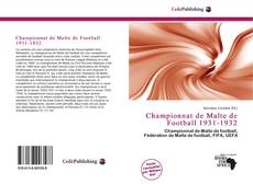 Bookcover of Championnat de Malte de Football 1931-1932