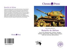 Portada del libro de Bataille de Délion