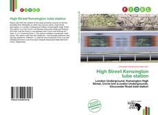 Copertina di High Street Kensington tube station