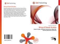 Buchcover von King of Saudi Arabia