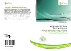 Bookcover of Joe Lewis (British Businessman)