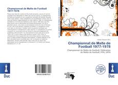 Bookcover of Championnat de Malte de Football 1977-1978