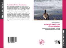 Buchcover von Australian Crime Commission