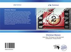 Capa do livro de Christian Manon 