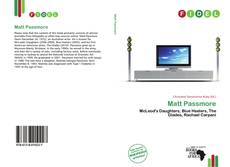 Buchcover von Matt Passmore