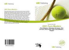 Bookcover of 2001 Paris Masters