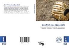 Buchcover von Don Nicholas (Baseball)