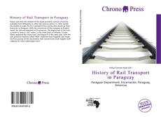 Portada del libro de History of Rail Transport in Paraguay