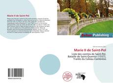 Buchcover von Marie II de Saint-Pol