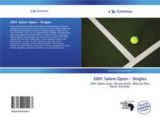 2001 Salem Open – Singles kitap kapağı