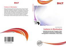Portada del libro de Indians in Barbados