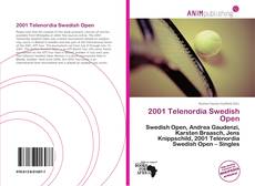 Capa do livro de 2001 Telenordia Swedish Open 