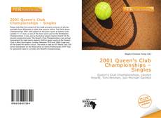 Bookcover of 2001 Queen's Club Championships – Singles