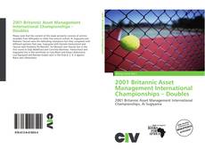 Capa do livro de 2001 Britannic Asset Management International Championships – Doubles 