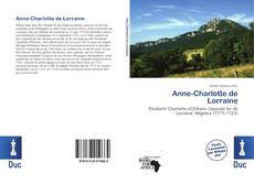 Buchcover von Anne-Charlotte de Lorraine