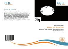 Copertina di Traité de Péronne
