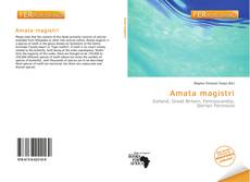 Bookcover of Amata magistri