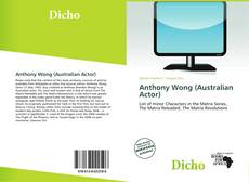 Buchcover von Anthony Wong (Australian Actor)