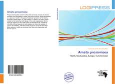 Bookcover of Amata prosomoea