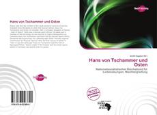 Buchcover von Hans von Tschammer und Osten