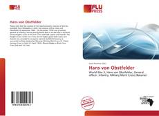 Hans von Obstfelder的封面