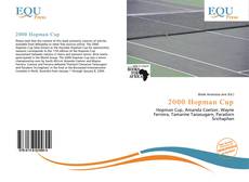 Copertina di 2000 Hopman Cup