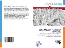 Borítókép a  John McLean (Canadian Politician) - hoz
