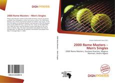 Bookcover of 2000 Rome Masters – Men's Singles