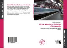 Capa do livro de Great Western Railway of Colorado 