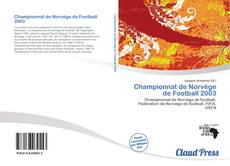 Bookcover of Championnat de Norvège de Football 2003