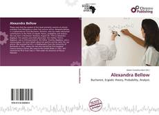 Buchcover von Alexandra Bellow